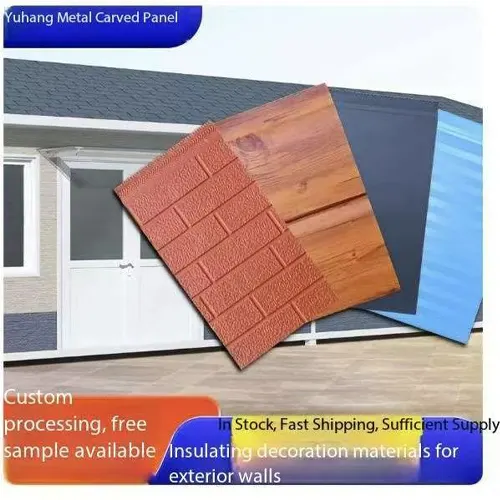 Dark Oak Grain Great Wall Panel Insulated Exterior Wall Siding - Image 2